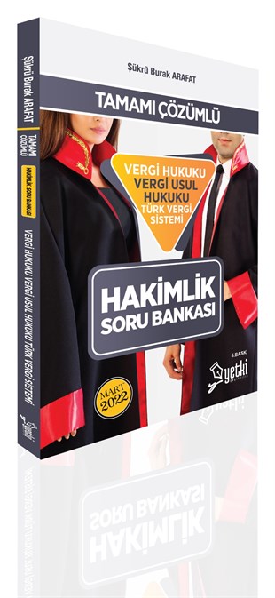 Vergi Hukuku - Vergi Usul Hukuku ve Türk Vergi Sistemi Hakimlik Soru Bankası Yetki Yayınları 2021 